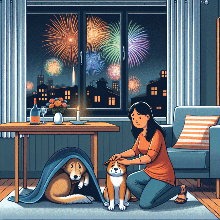 pets com medo de fogos de artifício: como ajudar