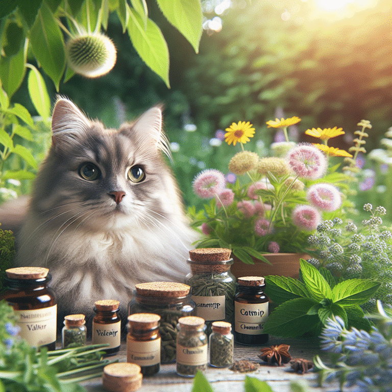 Suplementos calmantes naturais para gatos nervosos