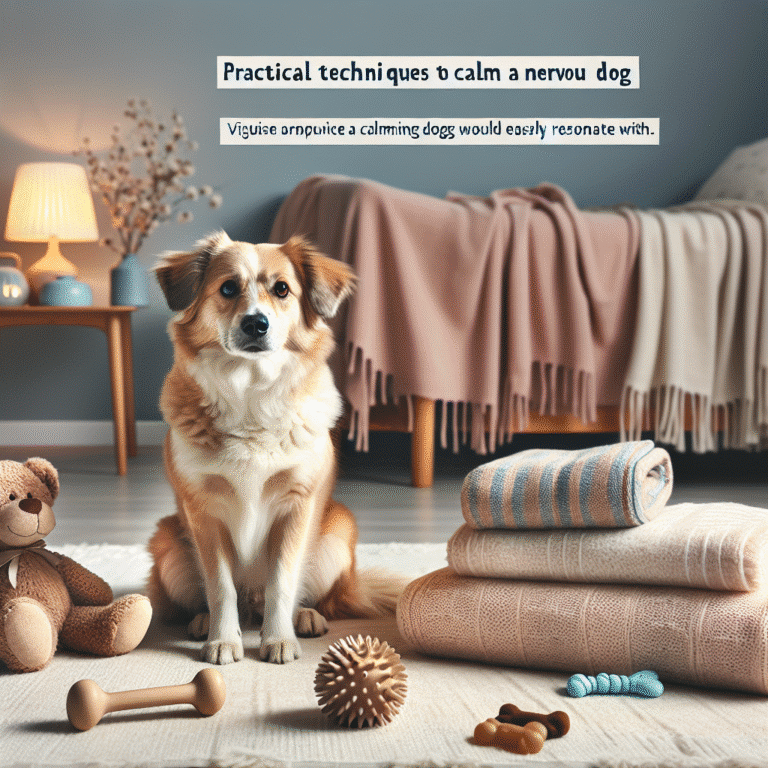 como acalmar cachorro nervoso: técnicas práticas