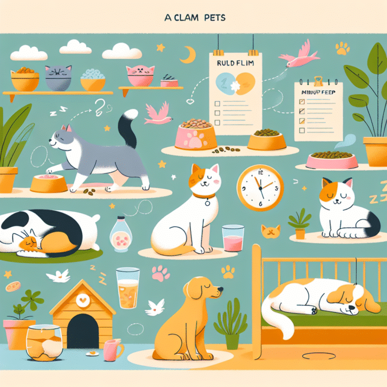 Rotina diária para pets calmos: O que você precisa saber