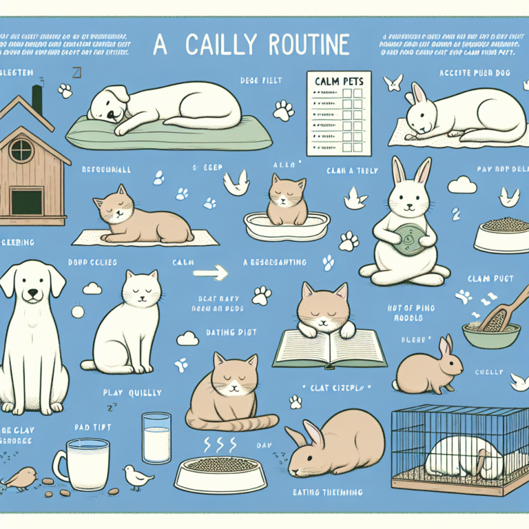 Rotina diária para pets calmos: Dicas essenciais