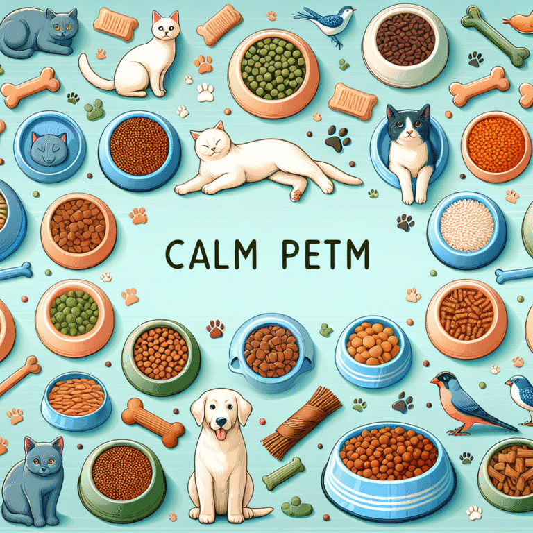 alimentação para pets tranquilos