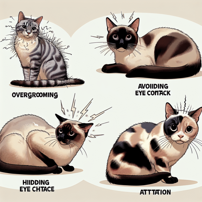 sinais de estresse em gatos