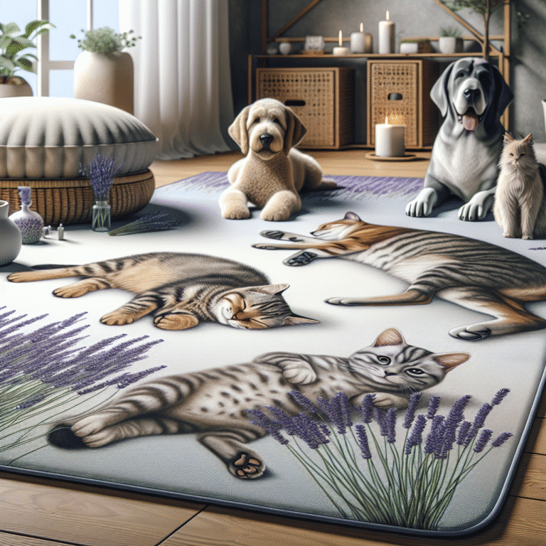 tapetes de aromaterapia: relaxamento para seu pet
