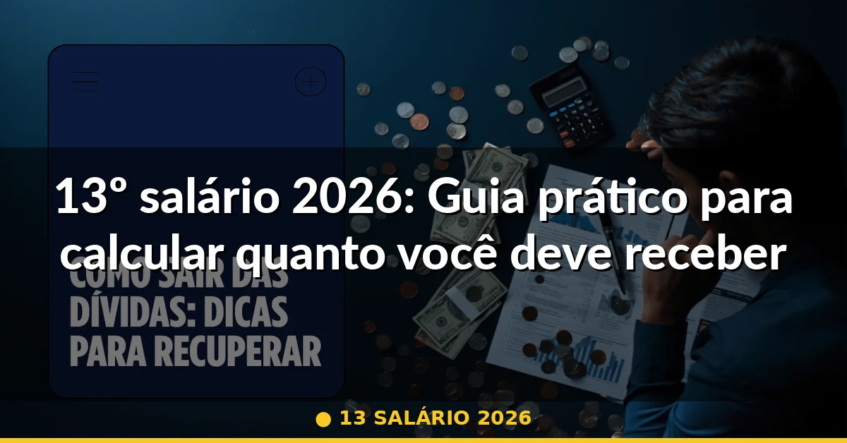 13 salário 2026 — Guia completo 2026