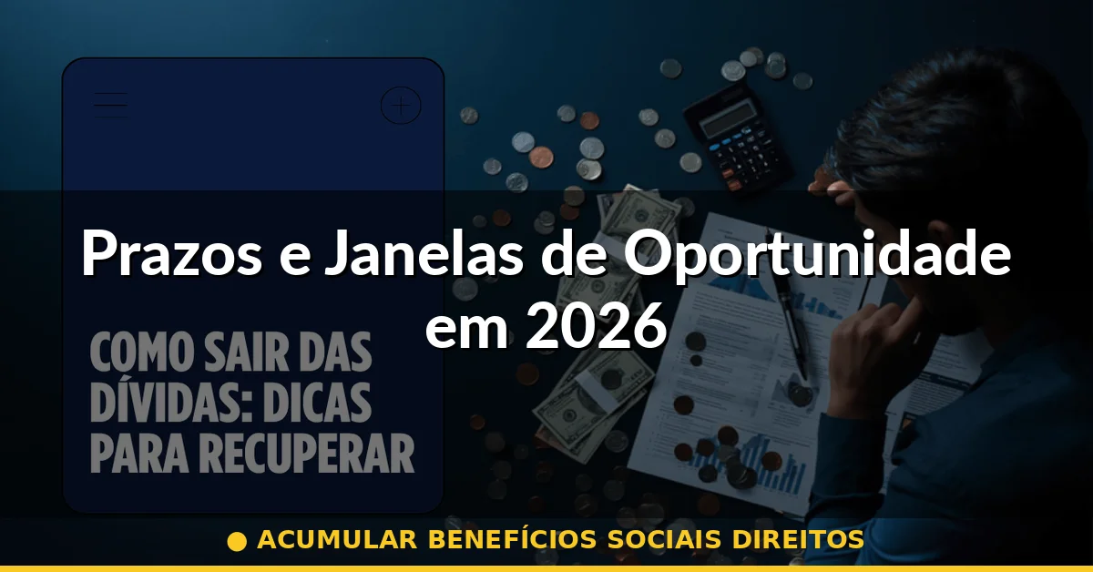 Prazos e Janelas de Oportunidade em 2026 — acumular benefícios sociais direitos