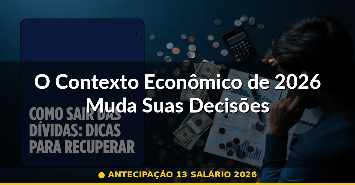 O Contexto Econômico de 2026 Muda Suas Decisões — antecipação 13 salário 2026