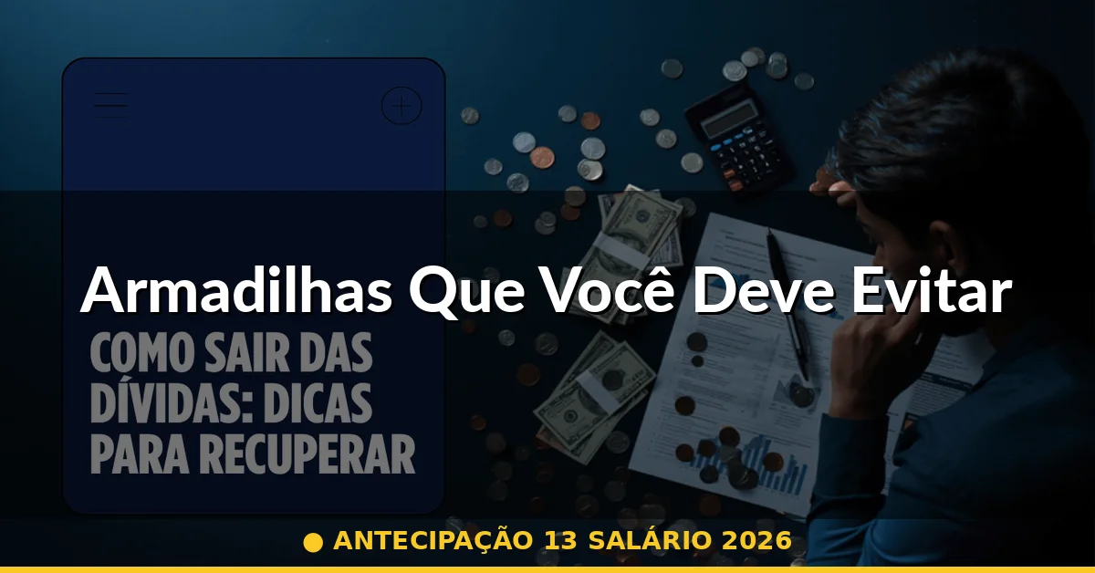 Armadilhas Que Você Deve Evitar — antecipação 13 salário 2026
