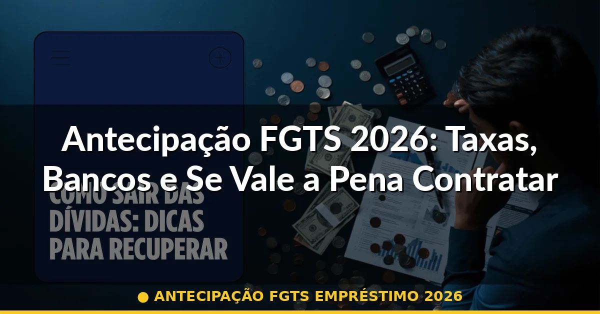 antecipação FGTS empréstimo 2026 — Guia completo 2026