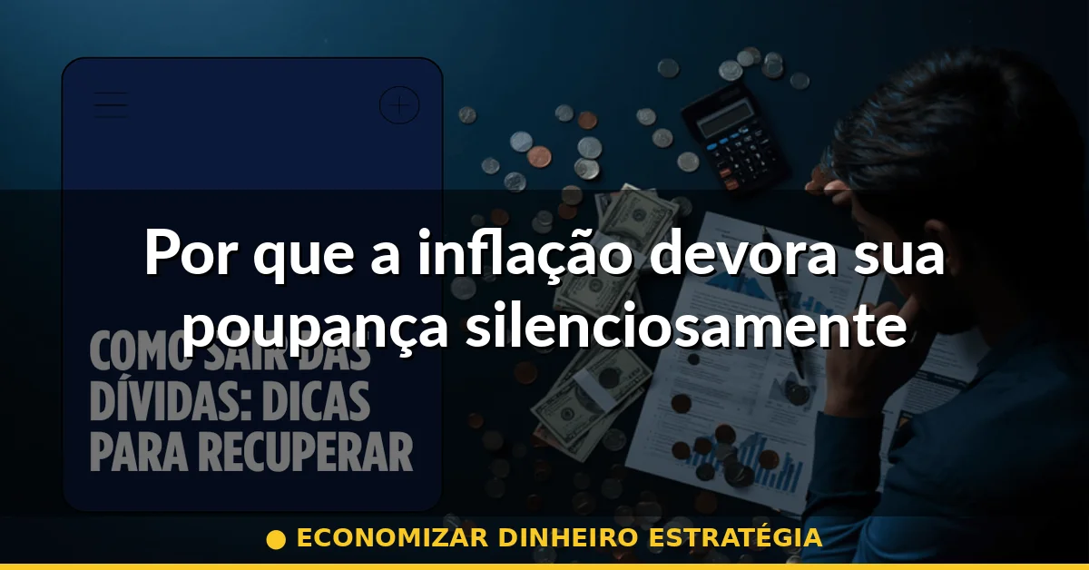 Por que a inflação devora sua poupança silenciosamente — economizar dinheiro estratégia