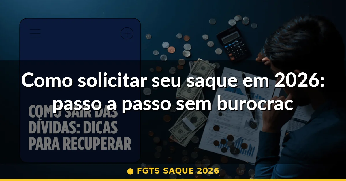 Como solicitar seu saque em 2026: passo a passo sem burocracia — fgts saque 2026
