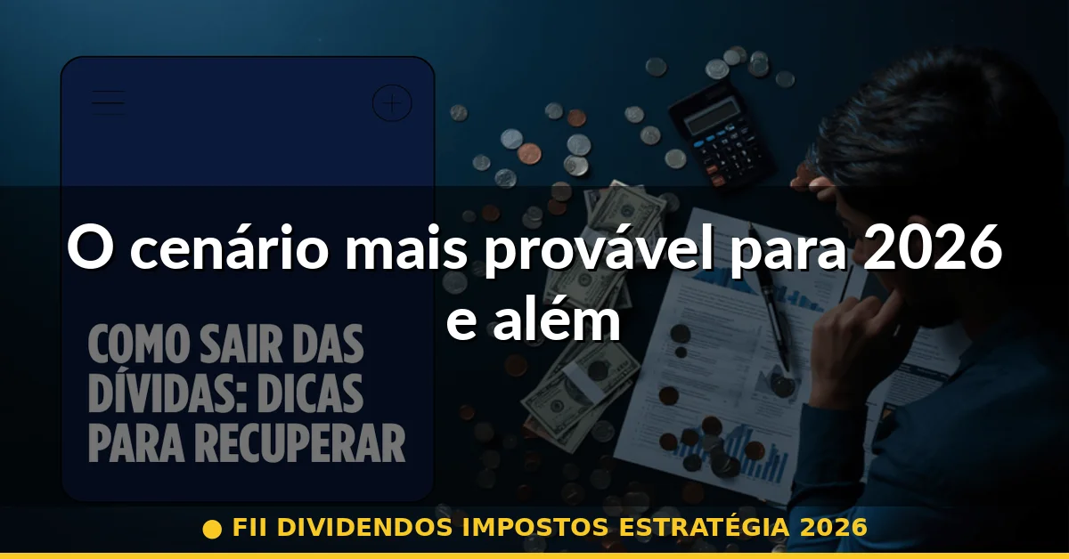 O cenário mais provável para 2026 e além — fii dividendos impostos estratégia 2026