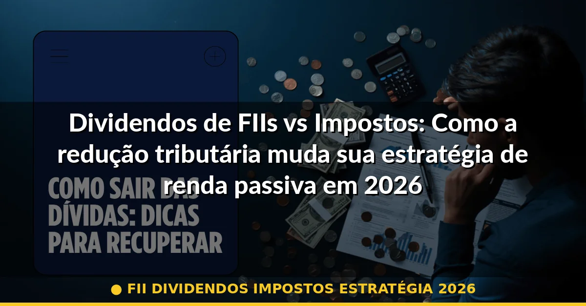 fii dividendos impostos estratégia 2026 — Guia completo 2026