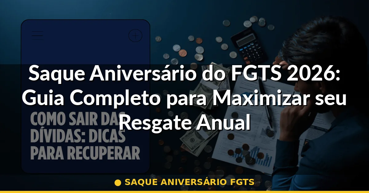 saque aniversário fgts — Guia completo 2026