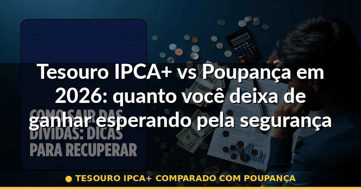 tesouro ipca+ comparado com poupança — Guia completo 2026