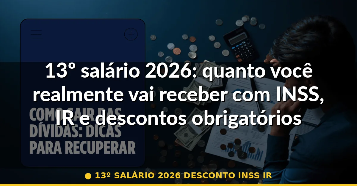 13º salário 2026 desconto inss ir — Guia completo 2026