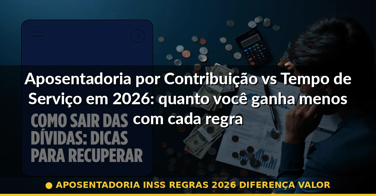 aposentadoria inss regras 2026 diferença valor — Guia completo 2026