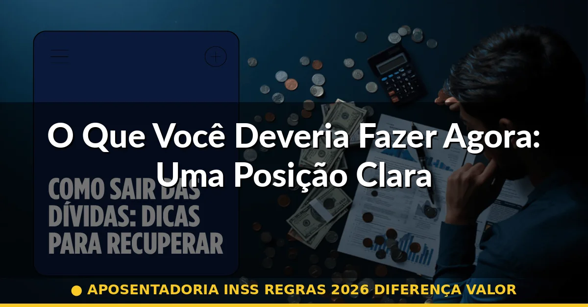 O Que Você Deveria Fazer Agora: Uma Posição Clara — aposentadoria inss regras 2026 diferença valor