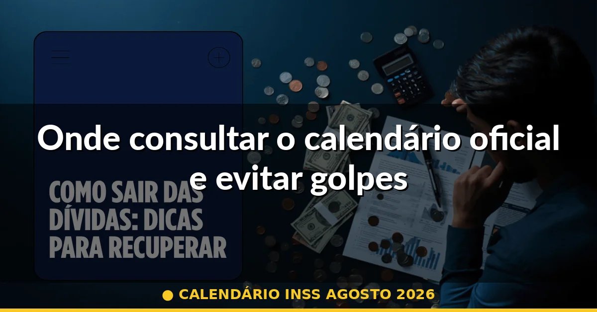 Onde consultar o calendário oficial e evitar golpes — calendário inss agosto 2026