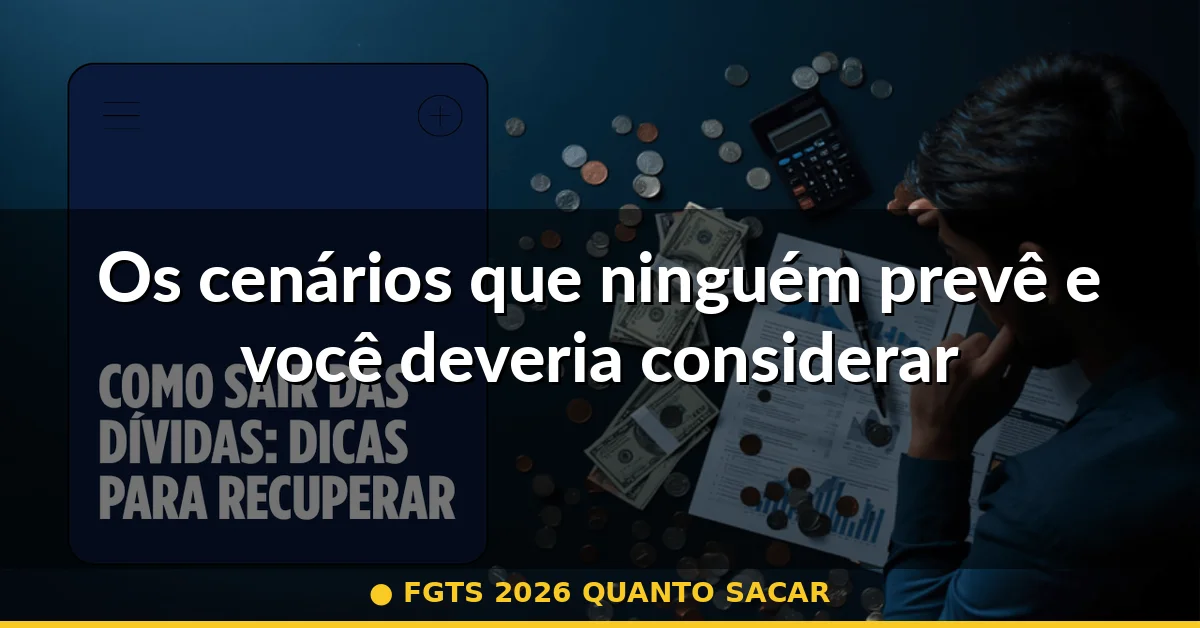 Os cenários que ninguém prevê e você deveria considerar — fgts 2026 quanto sacar