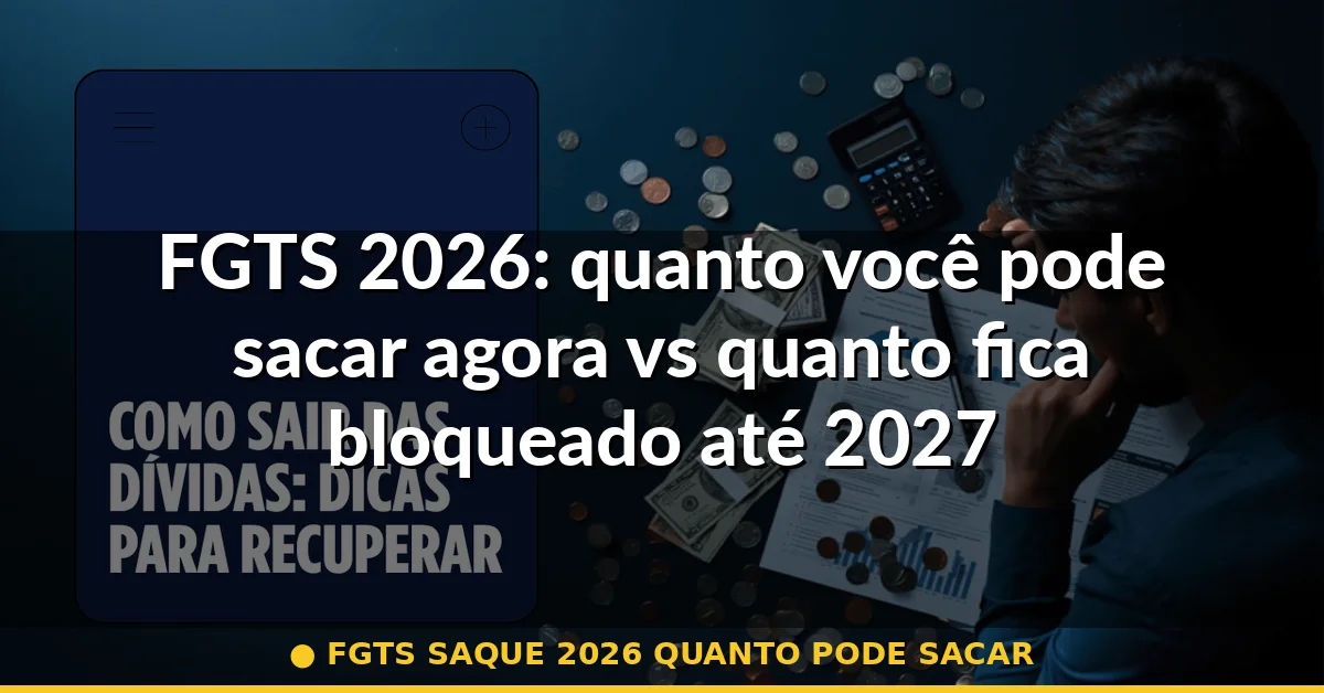 fgts saque 2026 quanto pode sacar — Guia completo 2026