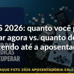 saque fgts 2026 aposentadoria cálculo — Guia completo 2026