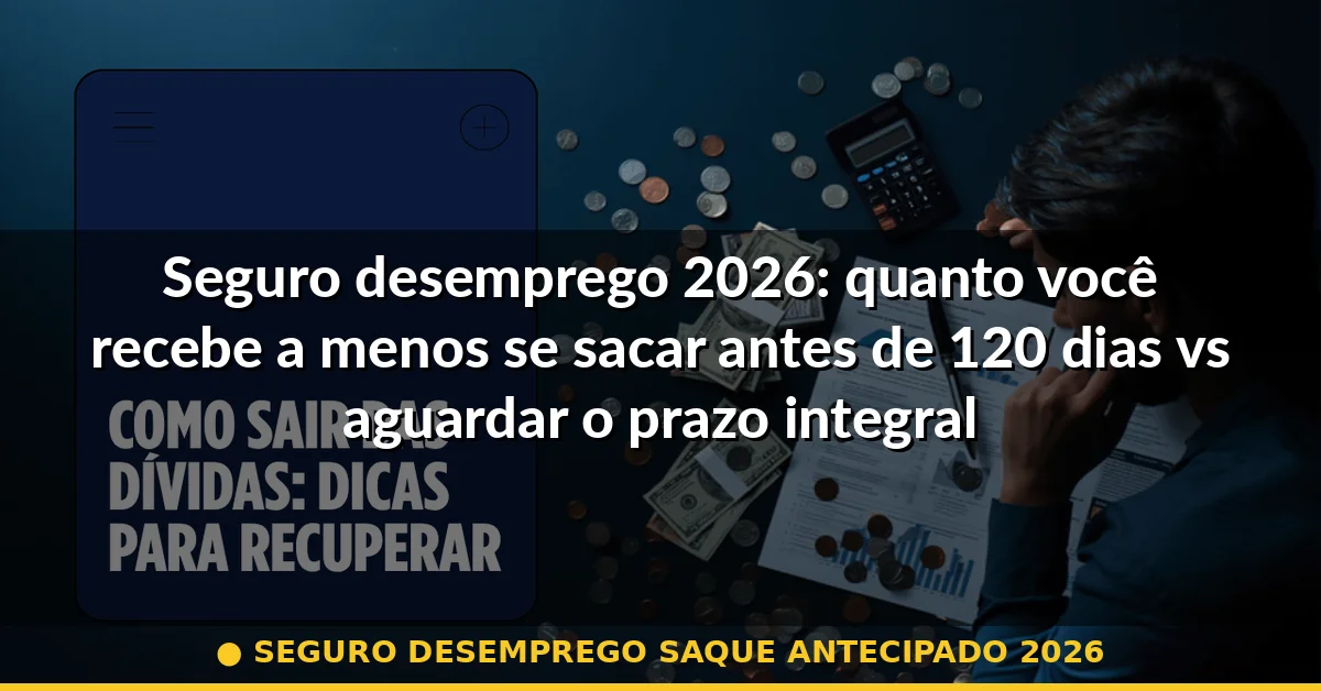 seguro desemprego saque antecipado 2026 — Guia completo 2026