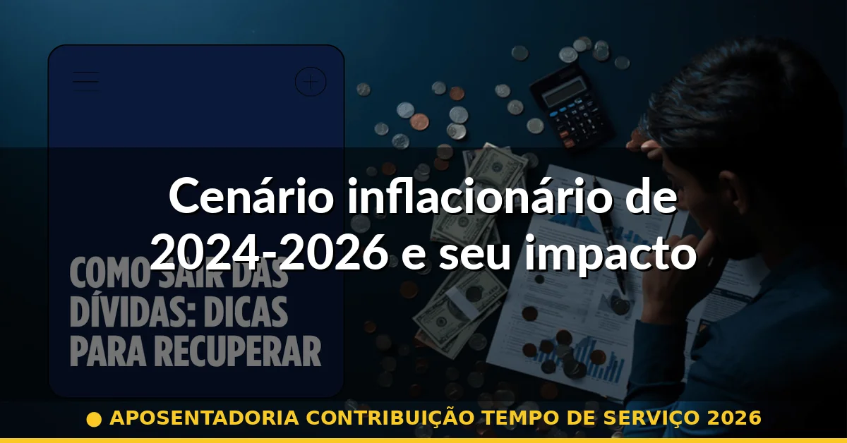 Cenário inflacionário de 2024-2026 e seu impacto — aposentadoria contribuição tempo de serviço 2026