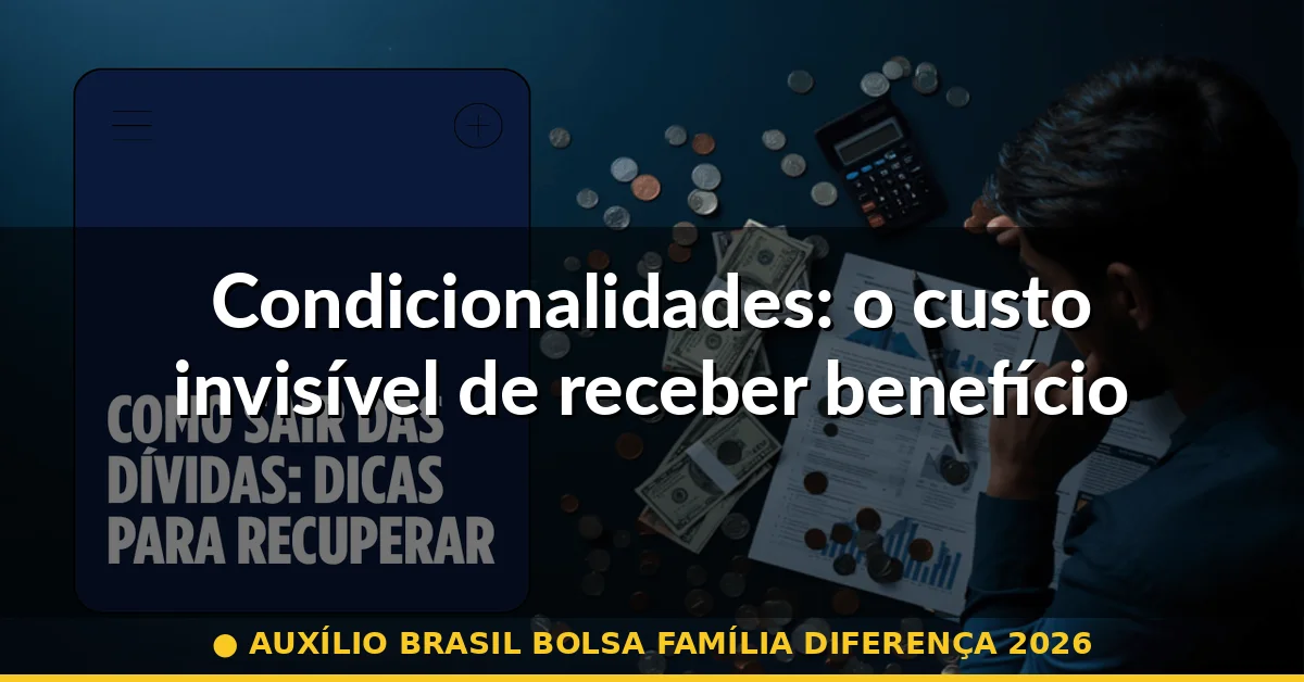 Condicionalidades: o custo invisível de receber benefício — auxílio brasil bolsa família diferença 2026