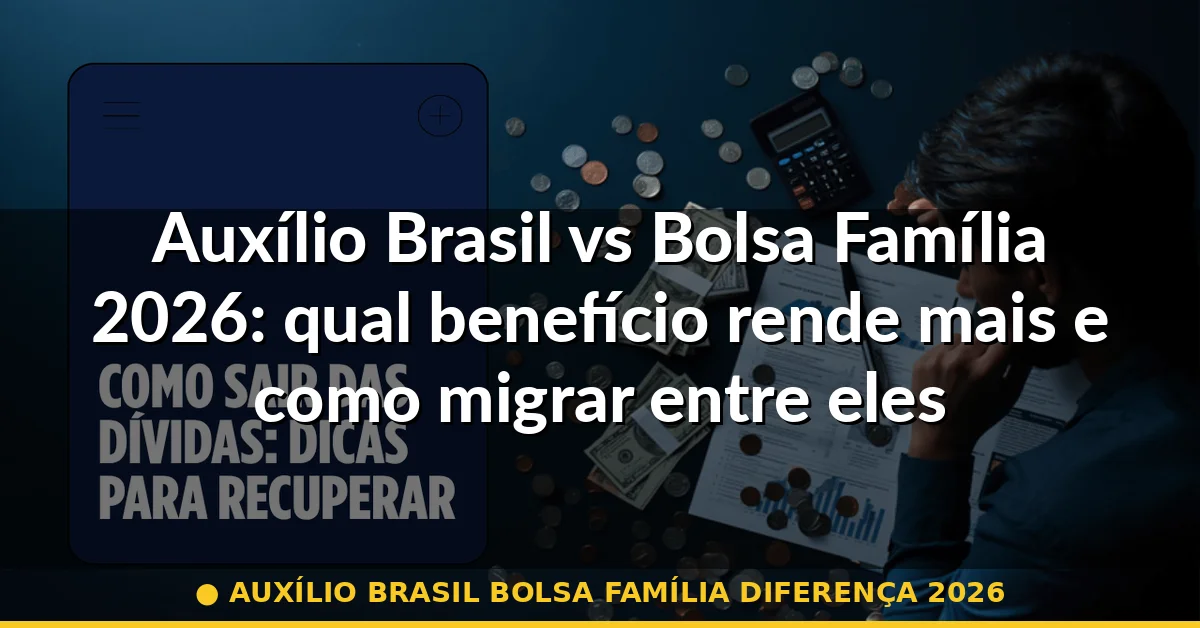 auxílio brasil bolsa família diferença 2026 — Guia completo 2026