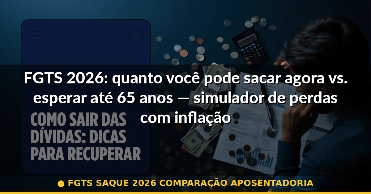 fgts saque 2026 comparação aposentadoria — Guia completo 2026