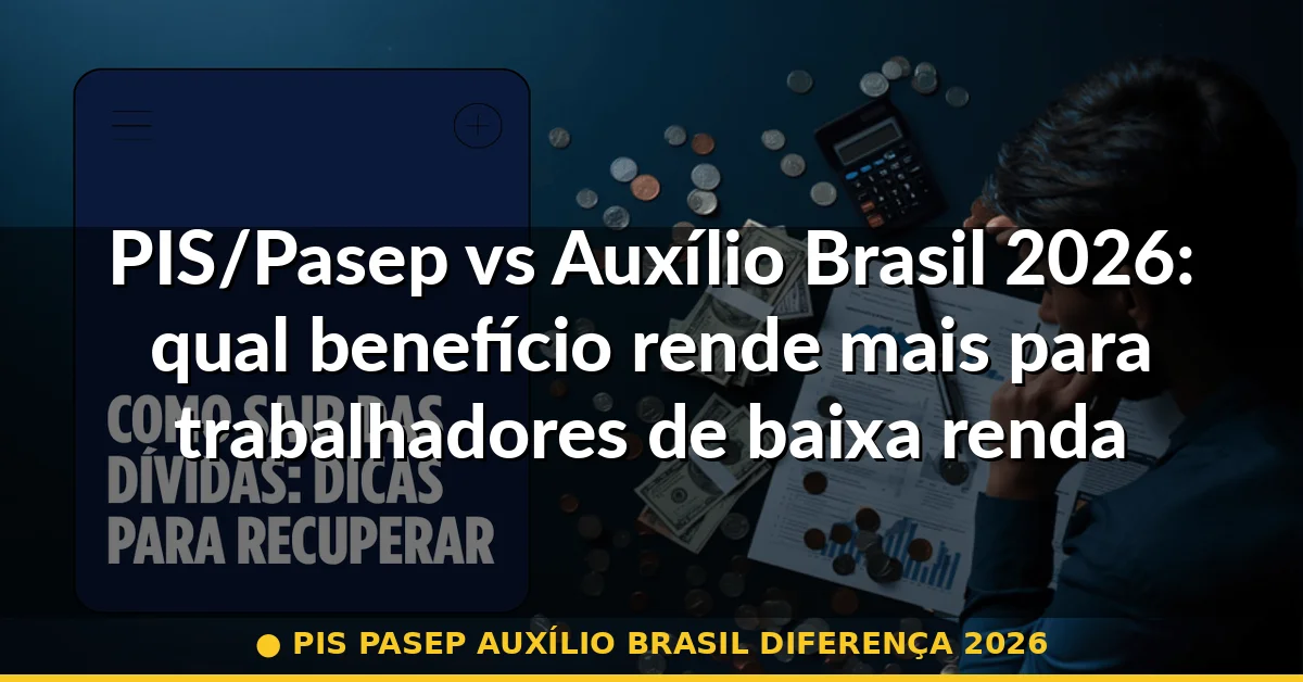 pis pasep auxílio brasil diferença 2026 — Guia completo 2026