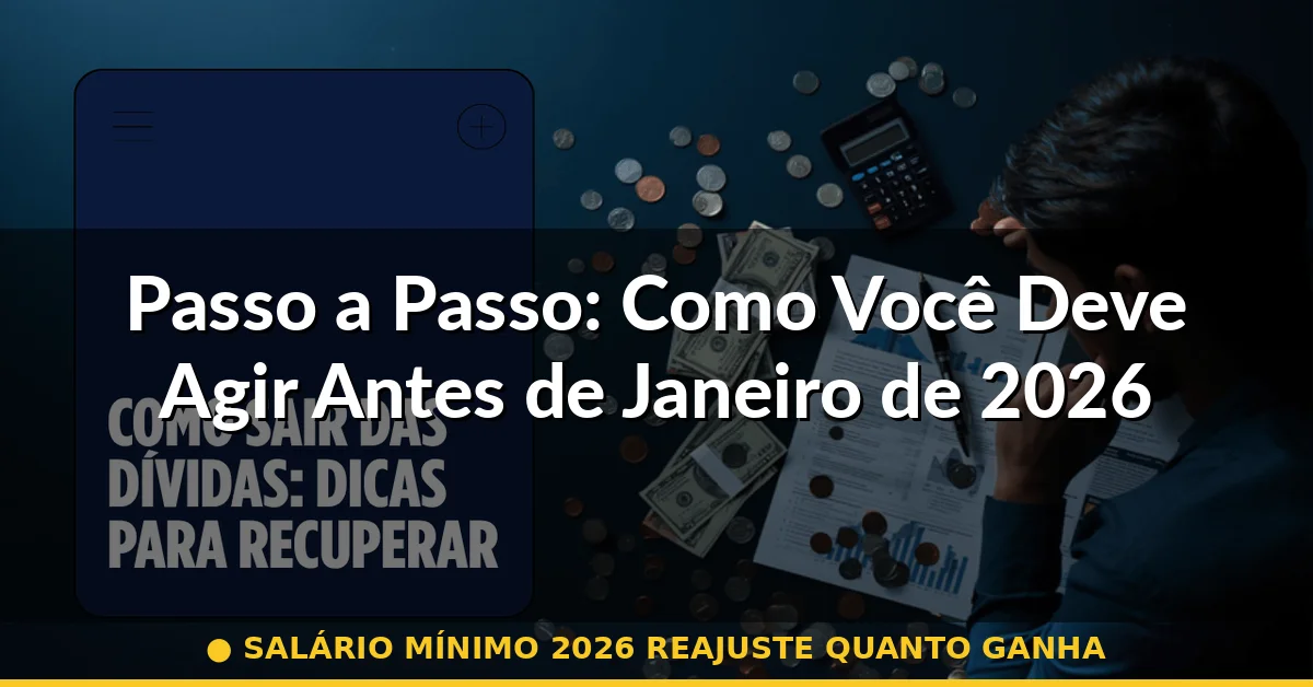 Passo a Passo: Como Você Deve Agir Antes de Janeiro de 2026 — salário mínimo 2026 reajuste quanto ganha