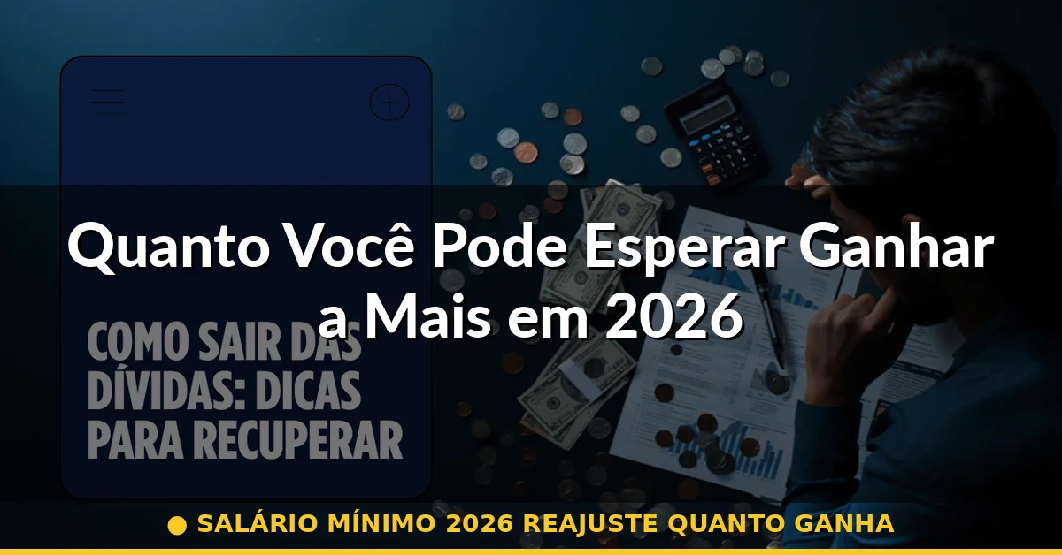 Quanto Você Pode Esperar Ganhar a Mais em 2026 — salário mínimo 2026 reajuste quanto ganha