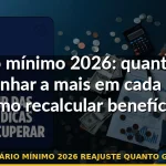 salário mínimo 2026 reajuste quanto ganha — Guia completo 2026