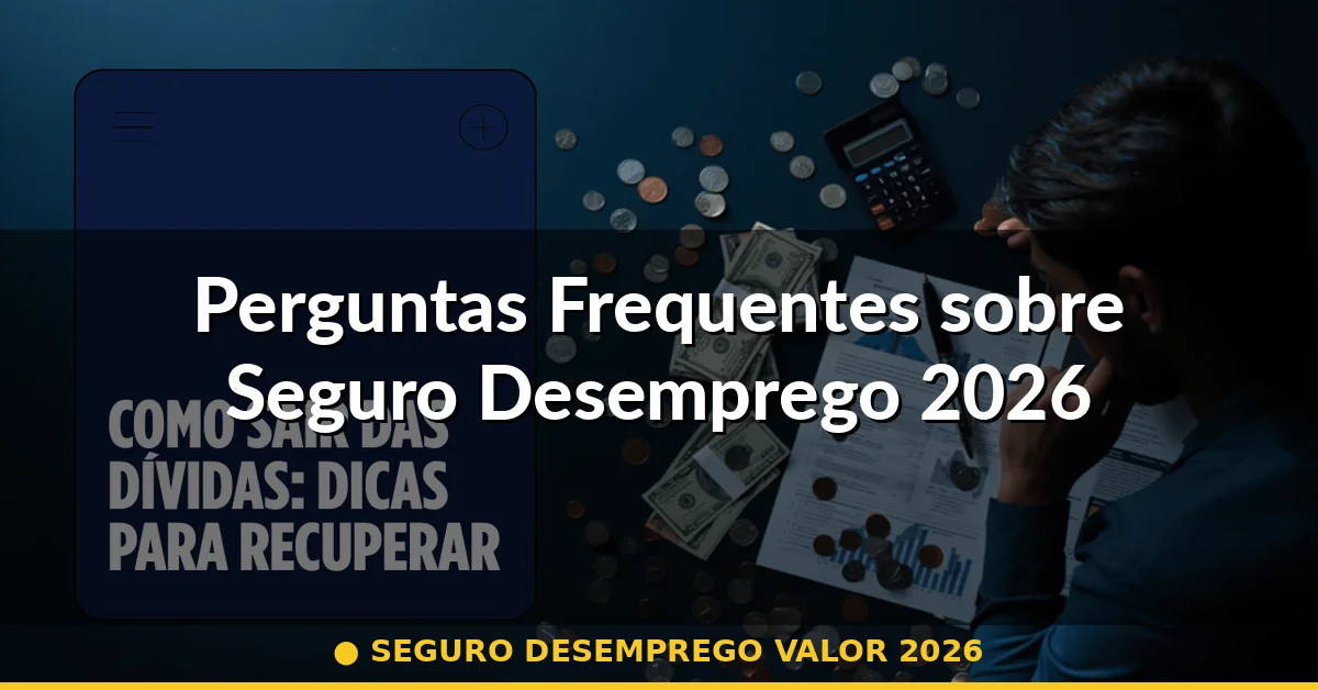 Perguntas Frequentes sobre Seguro Desemprego 2026 — seguro desemprego valor 2026