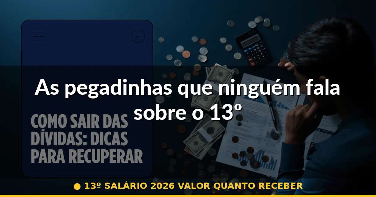 As pegadinhas que ninguém fala sobre o 13º — 13º salário 2026 valor quanto receber