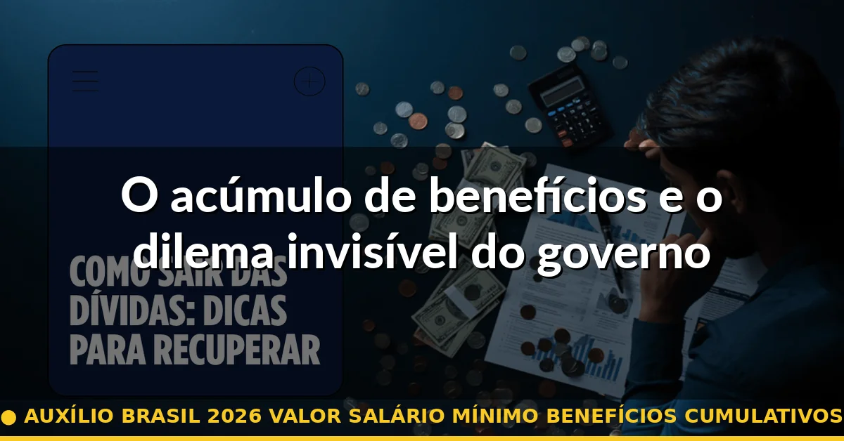 O acúmulo de benefícios e o dilema invisível do governo — auxílio brasil 2026 valor salário mínimo benefícios cumulativos