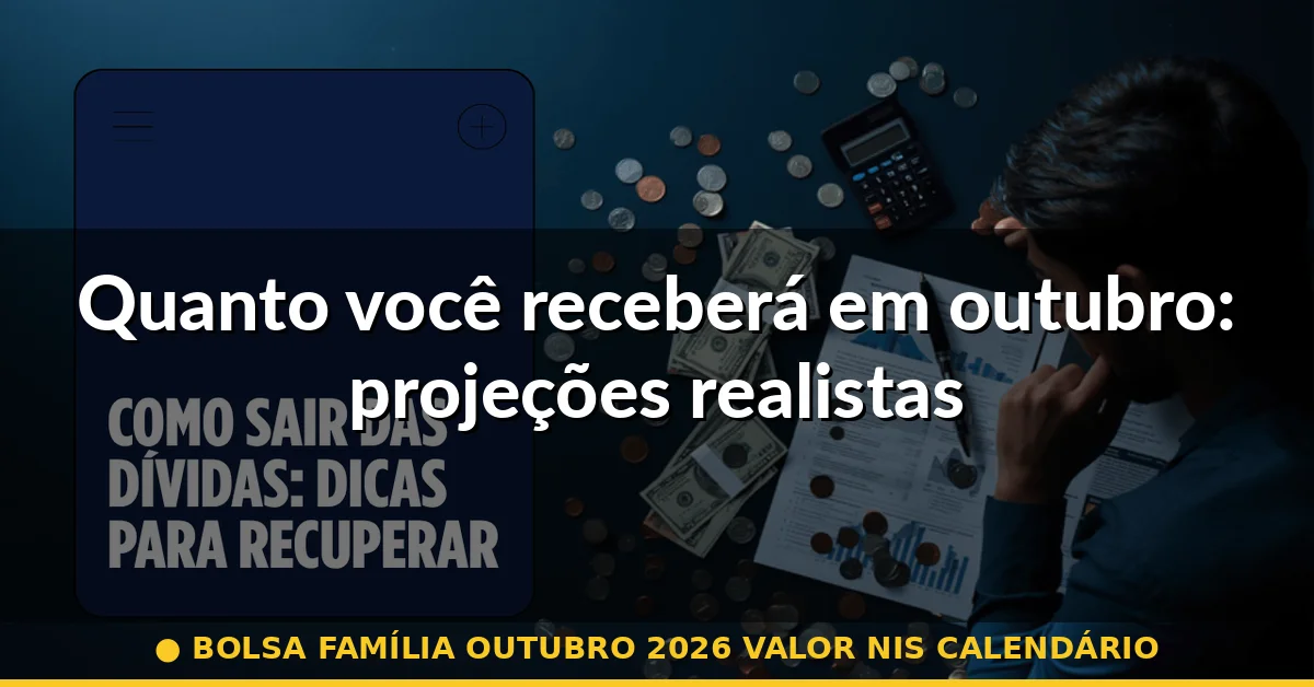 Quanto você receberá em outubro: projeções realistas — bolsa família outubro 2026 valor nis calendário