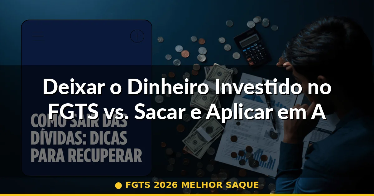Deixar o Dinheiro Investido no FGTS vs. Sacar e Aplicar em Alternativas: qual rende de verdade? — fgts 2026 melhor saque