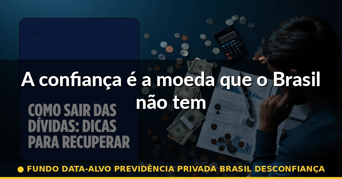A confiança é a moeda que o Brasil não tem — fundo data-alvo previdência privada brasil desconfiança