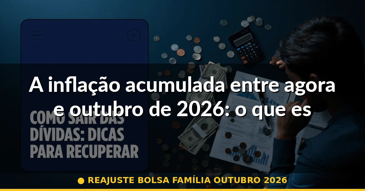 A inflação acumulada entre agora e outubro de 2026: o que esperar — reajuste bolsa família outubro 2026