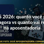 saque fgts 2026 aposentadoria comparativo — Guia completo 2026
