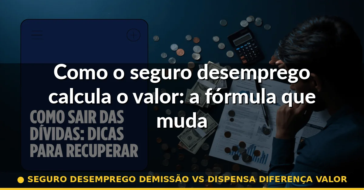 Como o seguro desemprego calcula o valor: a fórmula que muda tudo — seguro desemprego demissão vs dispensa diferença valor
